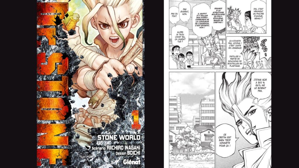 Dr. Stone // Source : Gl&eacute;nat