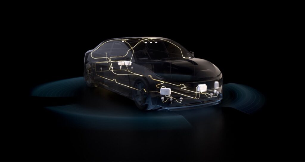 Plateforme de conduite autonome de niveau 4 (Drive Hyperion) // Source : Nvidia