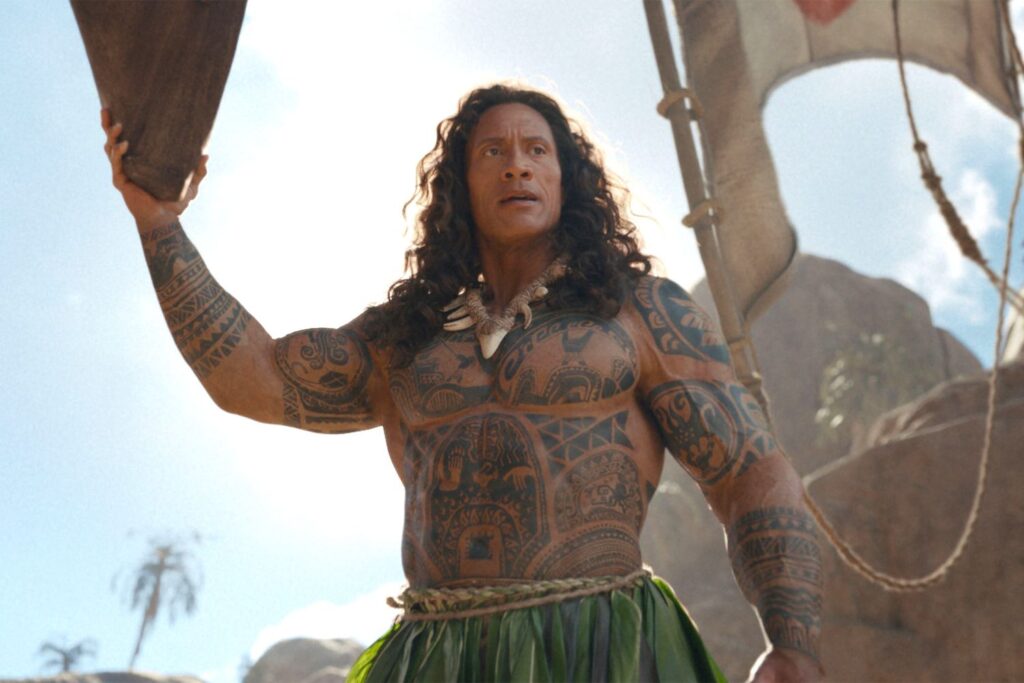 Maui dans Vaiana // Source : Disney