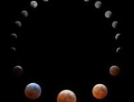 Éclipse lunaire. // Source : Via X @NASA_Johnson (image recadrée) Éclipse lunaire. // Source : Via X @NASA_Johnson (image recadrée)