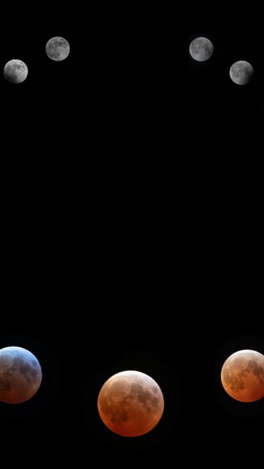 Éclipse lunaire. // Source : Via X @NASA_Johnson (image recadrée) Éclipse lunaire. // Source : Via X @NASA_Johnson (image recadrée)