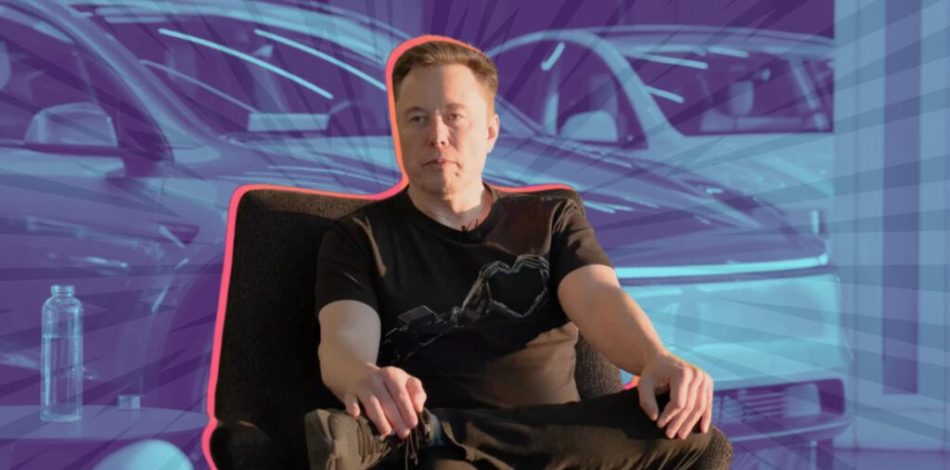 Elon Musk et Tesla // Source : Montage Numerama Elon Musk et Tesla // Source : Montage Numerama
