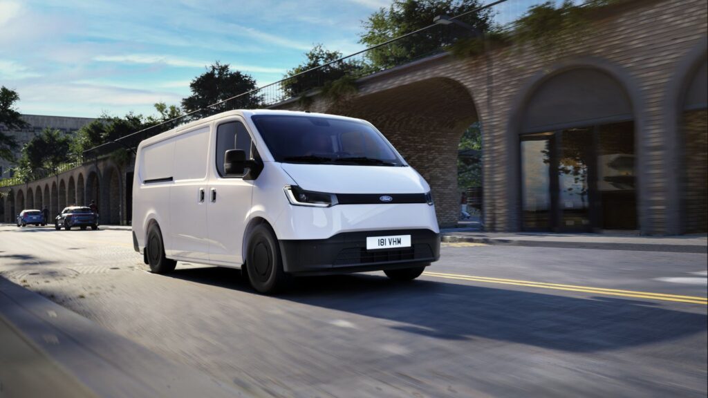 Le nouveau Ford Transit City électrique // Source : Ford Le nouveau Ford Transit City électrique // Source : Ford