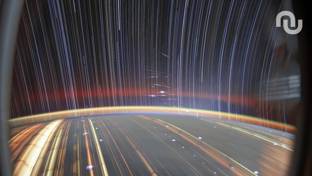 Les satellites Starlink vus depuis l'ISS