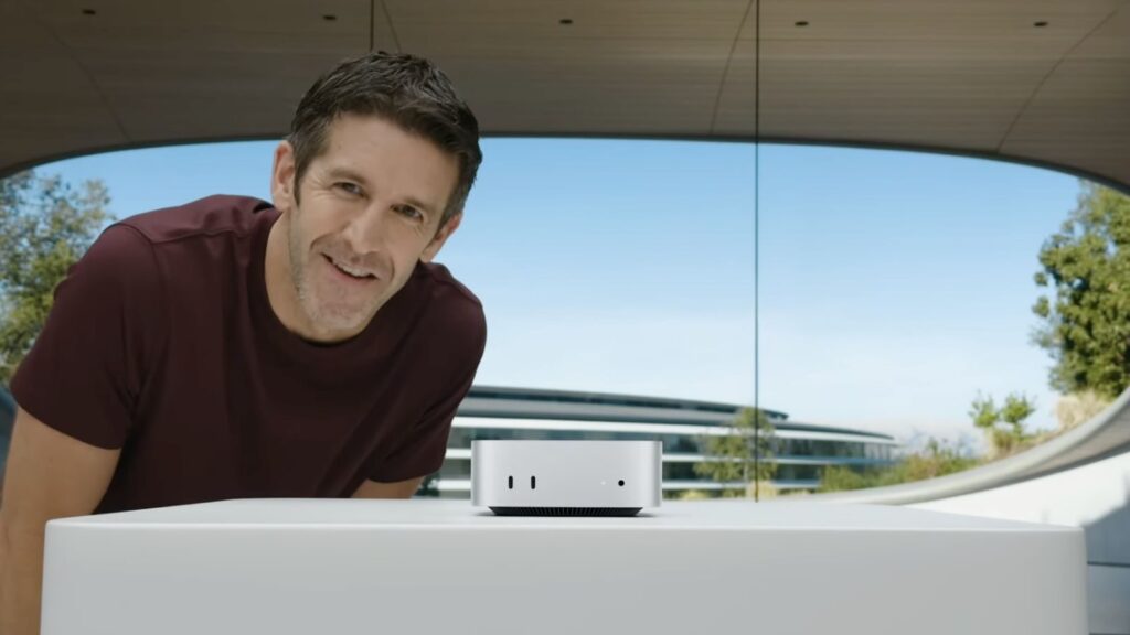 La mini-keynote du Mac mini, avec John Ternus.