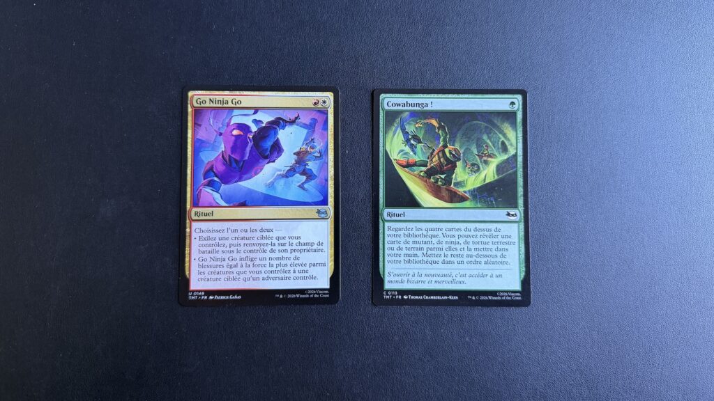 Cartes Magic Tortues Ninja // Source : Numerama