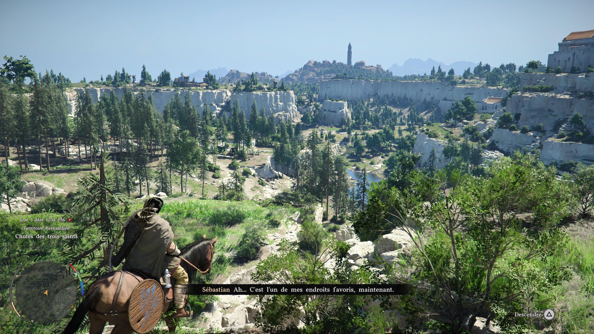 De jour, la profondeur de champ est &eacute;bouriffante