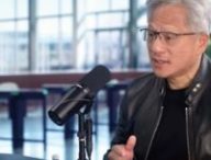 Jensen Huang en interview chez Lex Fridman. // Source : YouTube