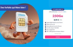 forfait Lebara // Source : Lebara