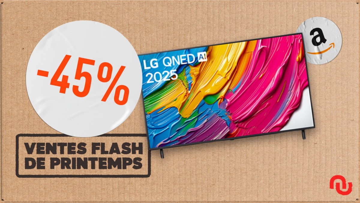 LG TV QNED AI 2025 // Source : Numerama