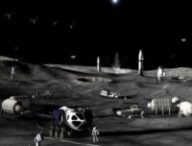 La nouvelle vision de la Nasa pour sa base lunaire, au sol. // Source : Nasa