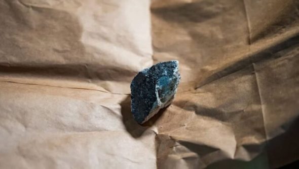 Une météorite retrouvée en Allemagne. // Source : Via Facebook Vigie-Ciel