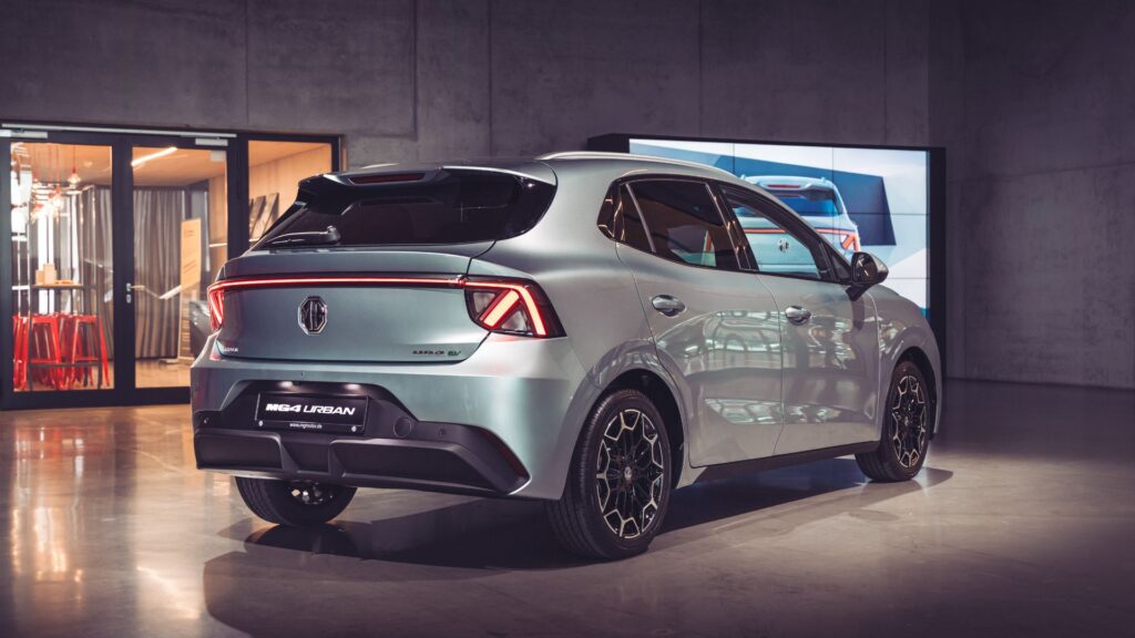 La nouvelle MG4 EV Urban // Source : MG Motor