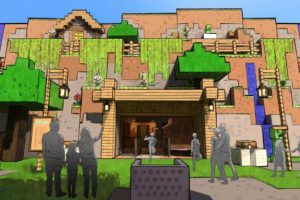 Minecraft World // Source : Merlin Entertainments/Majong Studios