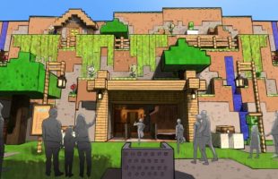 Minecraft World // Source : Merlin Entertainments/Majong Studios
