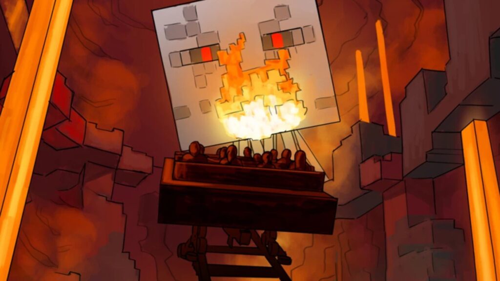 Concept de Minecraft World // Source : Merlin Entertainments