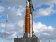 La fusée SLS. // Source : Flickr/NASA/Brandon Hancock (image recadrée) La fusée SLS. // Source : Flickr/NASA/Brandon Hancock (image recadrée)