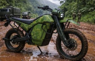 La NorthForge Dispatch, la future moto électrique des militaires canadiens. // Source : NorthForge