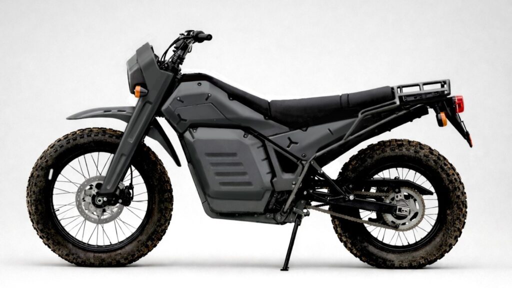 La NorthForge Dispatch, la future moto &eacute;lectrique des militaires canadiens. // Source : NorthForge