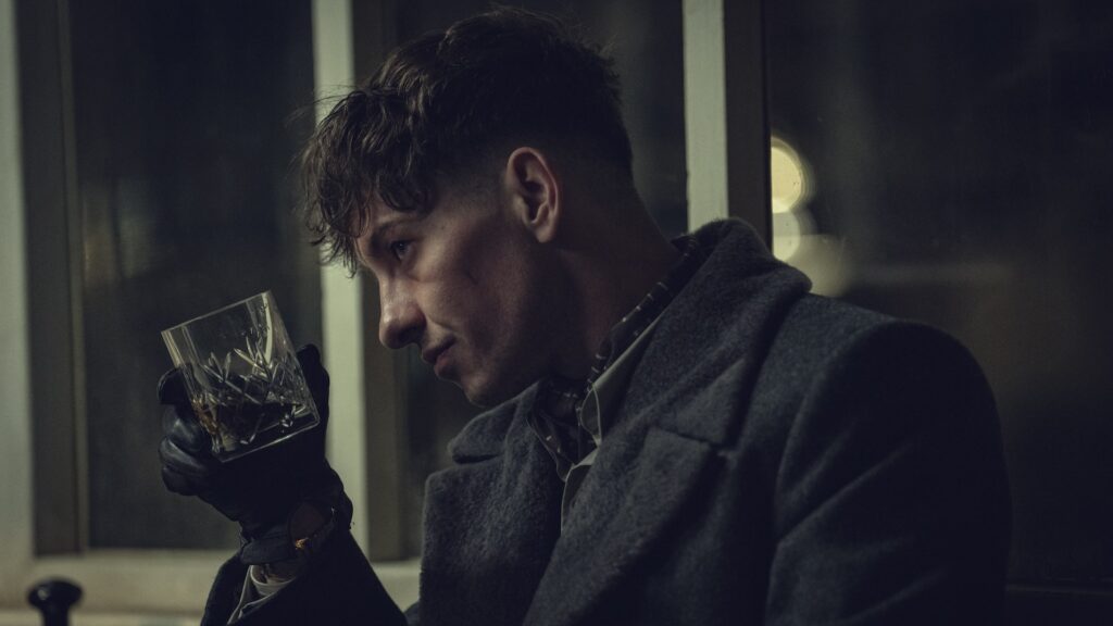 Peaky Blinders: The Immortal Man. Barry Keoghan as Duke in Peaky Blinders: The Immortal Man. Cr. Robert Viglasky/Netflix © 2026.