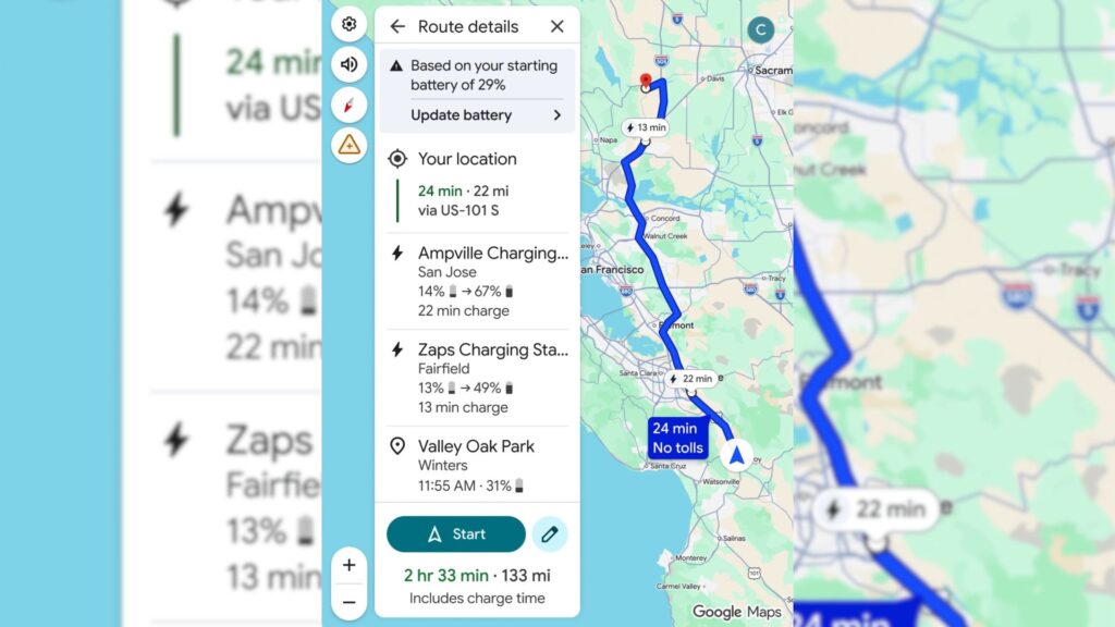 Google va &eacute;tendre la planification d'itin&eacute;raire dans Maps. // Source : Google