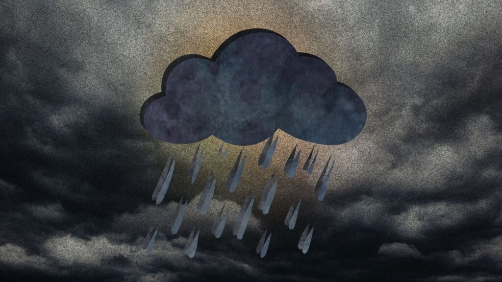 pluie noire
