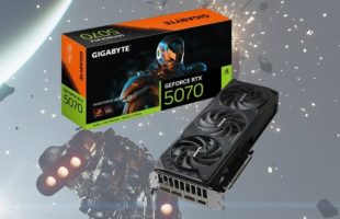 RTX 5070 gigabyte // Source : Gigabyte / Bethesda
