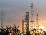 La fusée SLS. // Source : Flickr/Nasa HQ Photos (image recadrée)