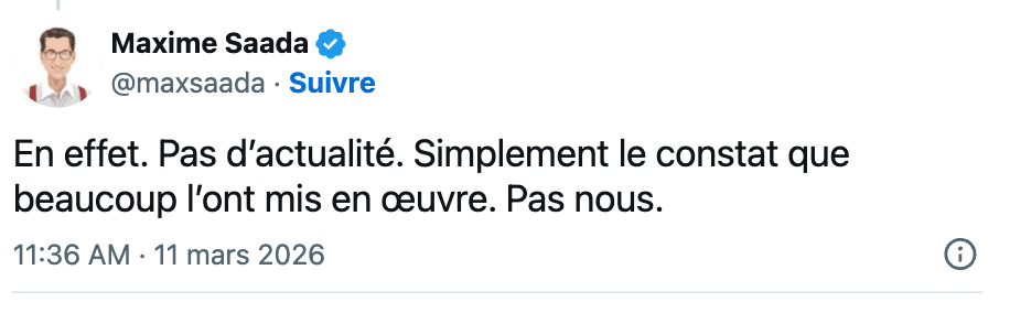 Maxime Saada a r&eacute;agi &agrave; la pol&eacute;mique lanc&eacute;e par les r&eacute;sultats financiers de Canal+.