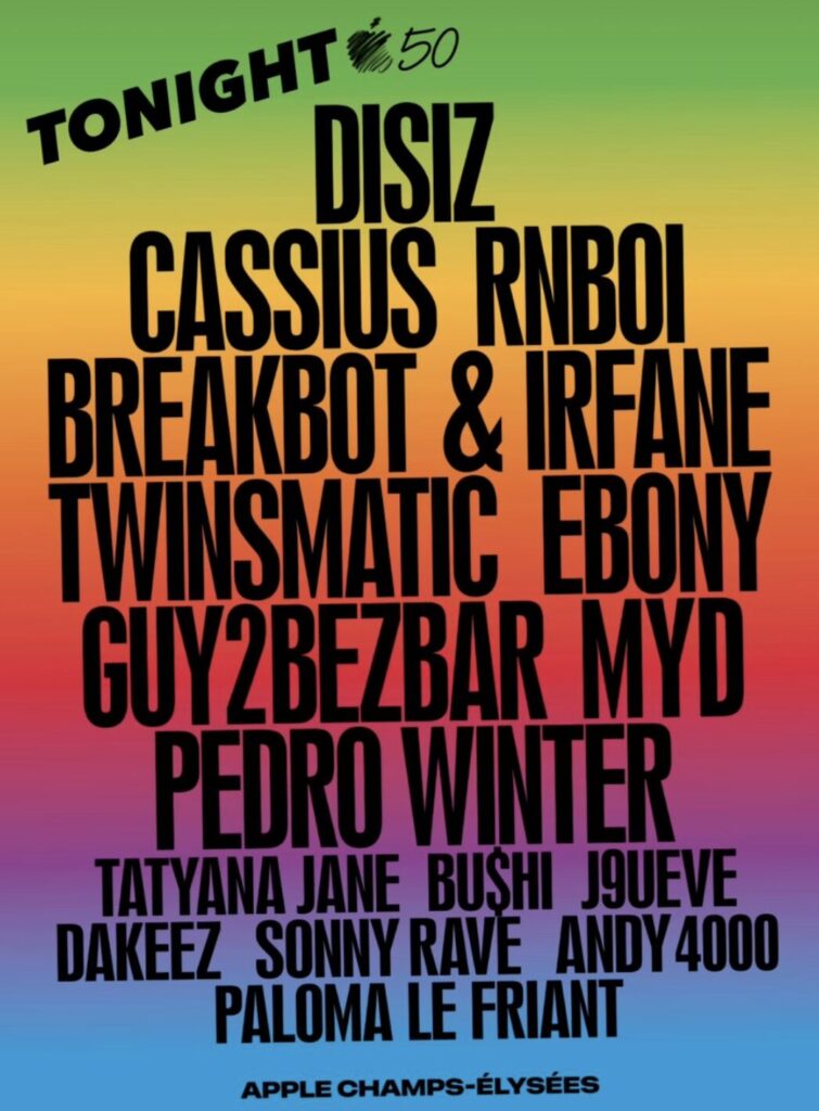 Les artistes du concert de Paris.