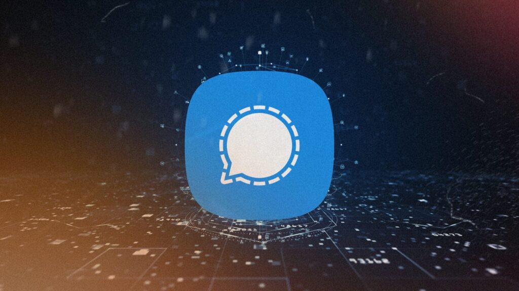 Oui. Signal utilise le chiffrement de bout en bout par d&eacute;faut pour tous les messages et appels, sans que l'utilisateur n'ait &agrave; activer quoi que ce soit. // Source image : Numerama