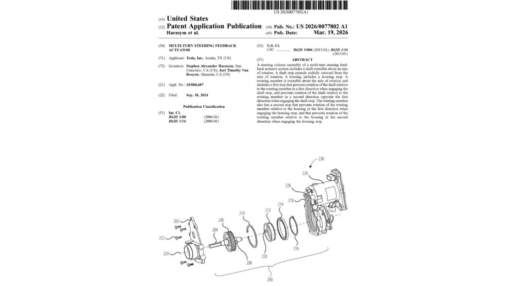 Le brevet de Tesla pour une nouvelle direction &eacute;lectronique. // Source : USPTO