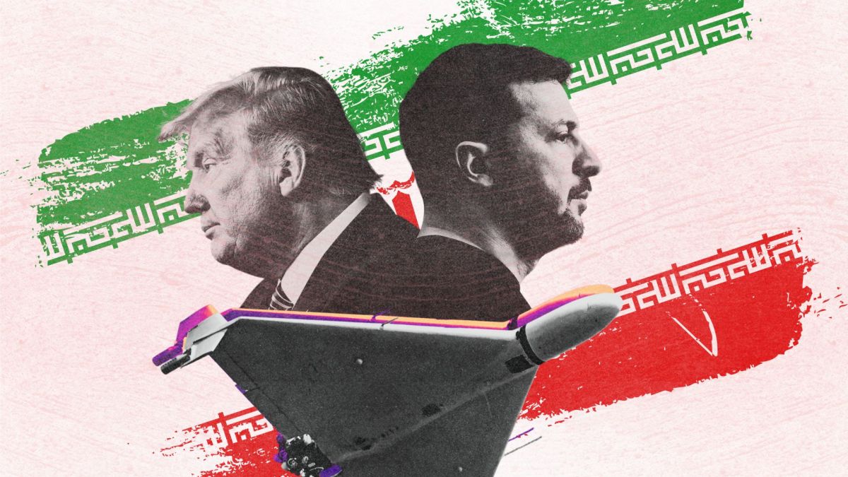 trump zelensky iran drone