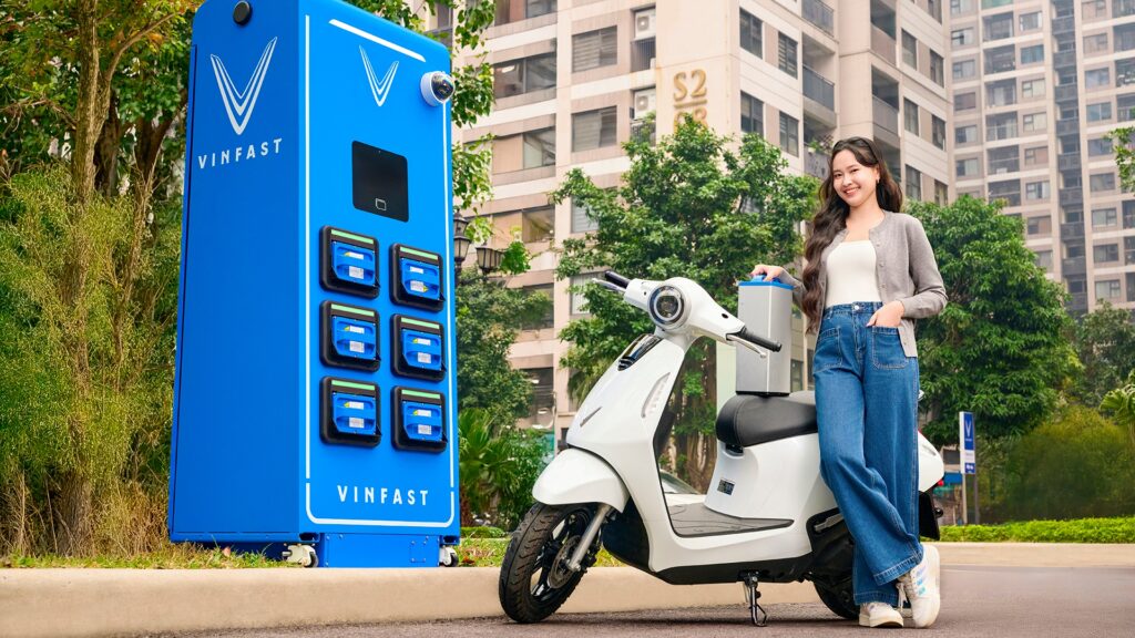 Scooter &eacute;lectrique Vinfast // Source : Vinfast 