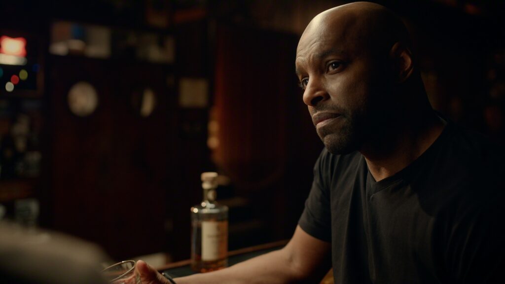 Virgin River S7. Colin Lawrence as John 'Preacher' Middleton in Episode #701 of Virgin River S7. Cr. Courtesy of Netflix &copy; 2025