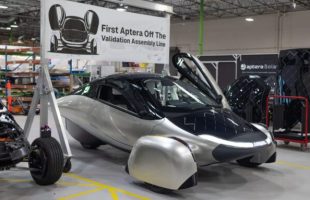 Aptera a annoncé la fabrication de sa première unité de validation de voiture solaire. // Source : Aptera Motors