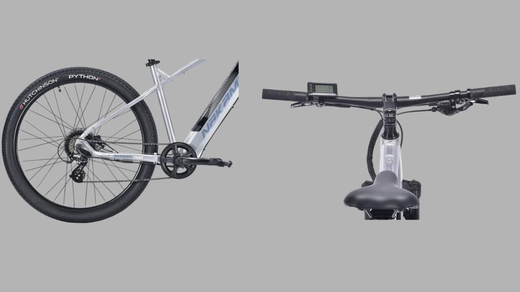 Vtt électrique adulte E-Summit 700 Gris // Source : Intersport