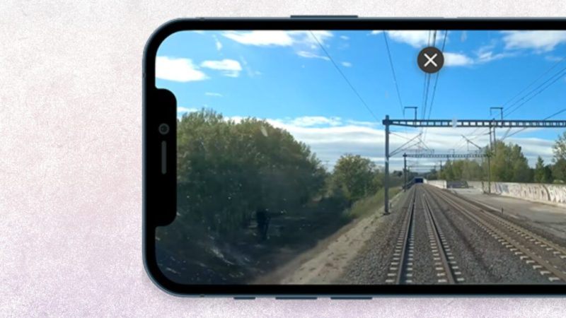Vue depuis la cabine des TGV de la SNCF : la vidéo est-elle diffusée en direct ?