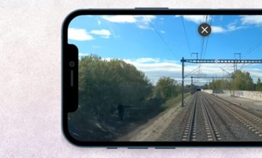 Vue cabine d'un TGV. // Source : TGV Inoui/SNCF ; montage Numerama