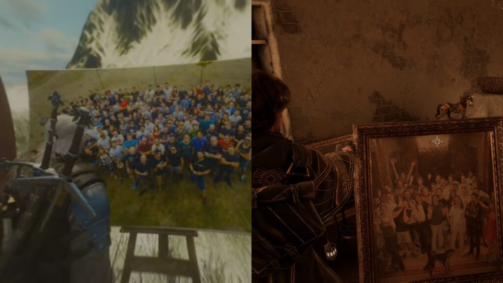 The Witcher 3 et Clair Obscur : Expedition 33 partage le m&ecirc;me easter egg // Source : Reddit - Echoes1020 / Gamesradar+