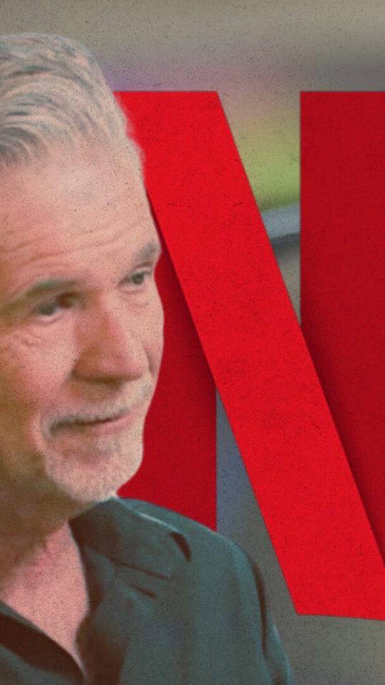 Reed Hastings quitte Netflix // Source : Numerama / Netflix / Graham Bensinger
