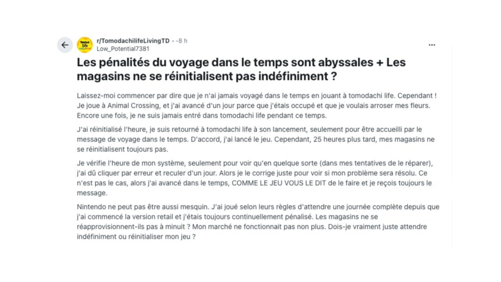 Sur Reddit, plusieurs utilisateurs assurent avoir d&ucirc; attendre plus de 24h pour la fin de la p&eacute;nalit&eacute;. // Source : Capture d'&eacute;cran Numerama
