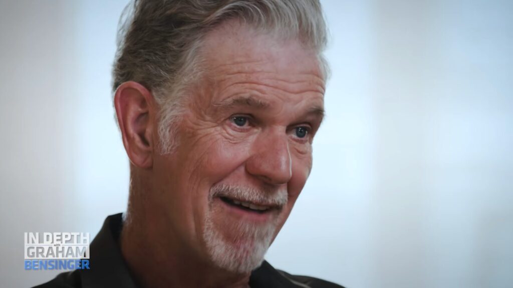 Reed Hastings.  // Source : Graham Bensinger sur YouTube