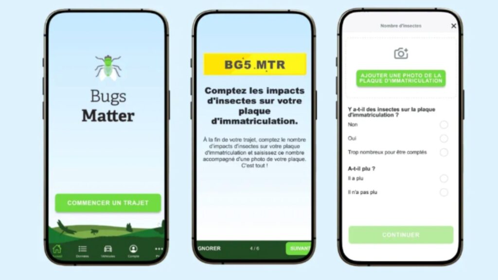 L'application Bugs Matter. // Source : MNHN