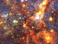 Carte de la glace interstellaire réalisée par SPHEREx. Source : Hora et al/The Astrophysical Journal Carte de la glace interstellaire réalisée par SPHEREx. Source : Hora et al/The Astrophysical Journal