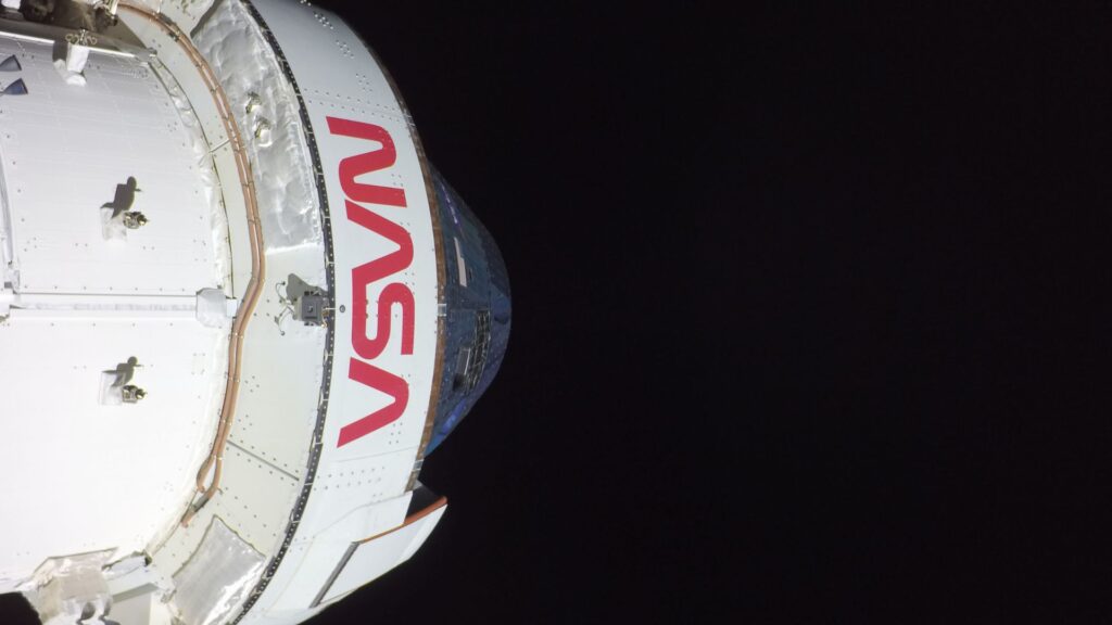 La mission Art&eacute;mis II. // Source : Flickr/CC/Nasa Johnson (image recadr&eacute;e)