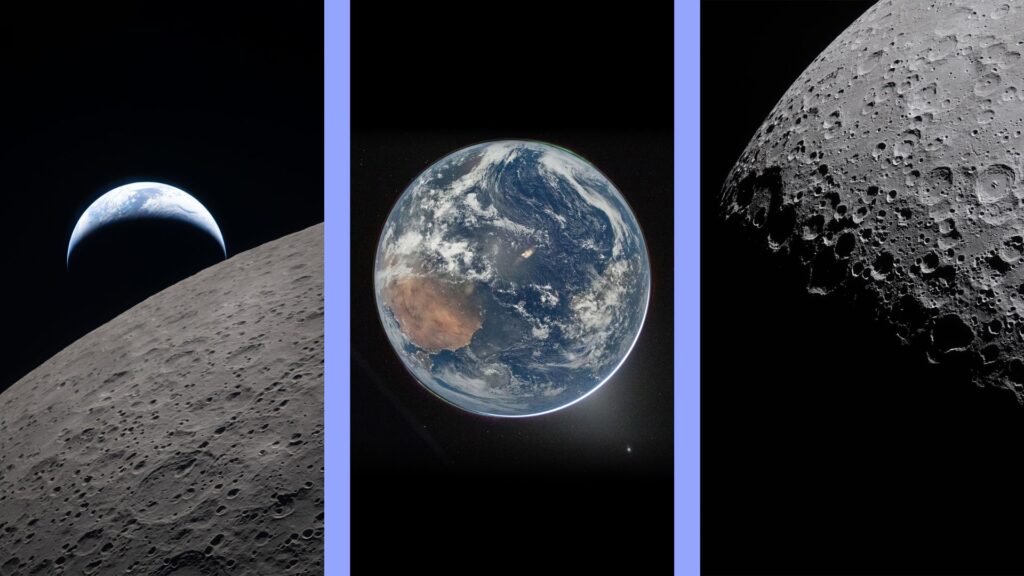 Quelques uns des fonds d'&eacute;cran. // Source : Nasa (montage Numerama)