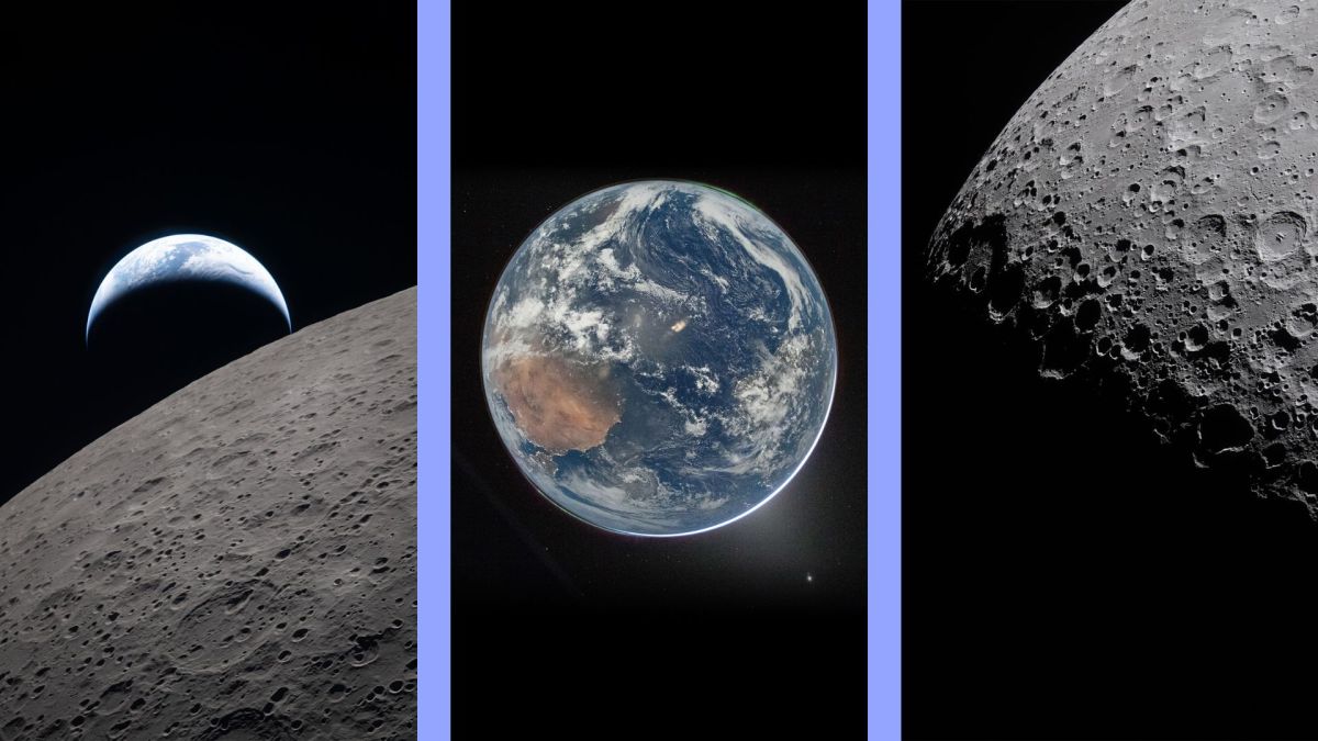 L'un des clichés de la mission Artémis II. // Source : Flickr/Nasa Johnson (image recadrée)