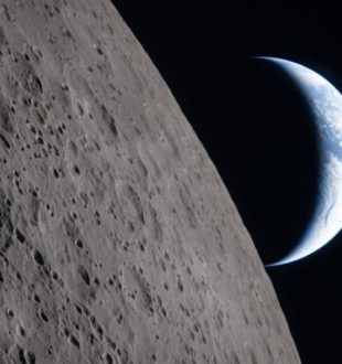 L'un des clichés de la mission Artémis II. // Source : Flickr/Nasa Johnson (image recadrée)