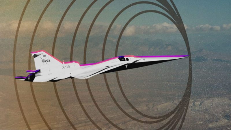 Le jet supersonique X-59 n&rsquo;a jamais été aussi proche de franchir le mur du son